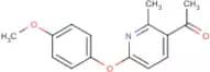 1-[6-(4-Methoxyphenoxy)-2-methylpyridin-3-yl]ethan-1-one
