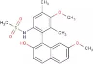 1-(6-(Methylsulfonamido)-3-methoxy-2,4-dimethylphenyl)-7-methoxynaphthalen-2-ol