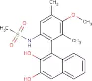 1-(6-(Methylsulfonamido)-3-methoxy-2,4-dimethylphenyl)-naphthalene-2,3-diol