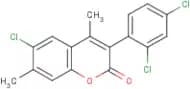6-Chloro-3-(2?,4?-dichlorophenyl)-4,7-dimethylcoumarin