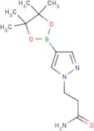 3-(4-(4,4,5,5-Tetramethyl-1,3,2-dioxaborolan-2-yl)-1H-pyrazol-1-yl)propanamide
