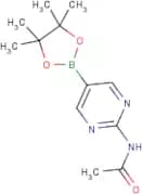 2-Acetamidopyrimidine-5-boronic acid, pinacol ester
