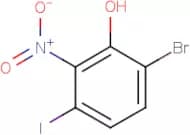 6-Bromo-3-iodo-2-nitrophenol