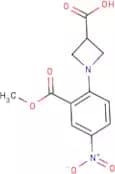 1-[2-(Methoxycarbonyl)-4-nitrophenyl]azetidine-3-carboxylic acid