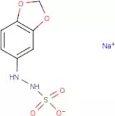 Sodium N-(1,3-benzodioxol-5-yl)hydrazine-N'-sulphonate