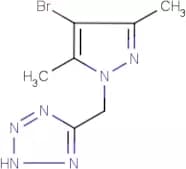 4-Bromo-3,5-dimethyl-1-(tetrazol-5-ylmethyl)-1H-pyrazole