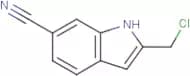 2-(Chloromethyl)-1H-indole-6-carbonitrile