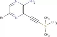 5-Bromo-3-[(trimethylsilyl)ethynyl]pyrazin-2-amine