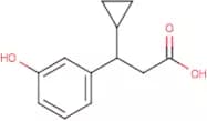 3-Cyclopropyl-3-(3-hydroxyphenyl)propanoic acid