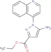 Ethyl 5-amino-1-(4-quinolyl)pyrazole-3-carboxylate