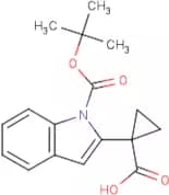 1-(1-(tert-butoxycarbonyl)-1H-indol-2-yl)cyclopropane-1-carboxylic acid