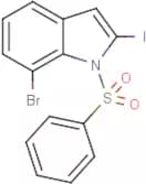 7-Bromo-2-iodo-1-(phenylsulfonyl)-1H-indole