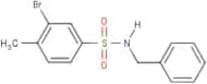 N-Benzyl-N-3-bromo-4-methylbenzenesulphonamide