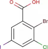 2-Bromo-3-chloro-5-iodobenzoic acid