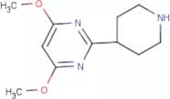 4,6-Dimethoxy-2-piperidin-4-ylpyrimidine