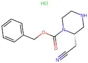Benzyl (S)-2-(cyanomethyl)piperazine-1-carboxylate hydrochloride