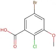 5-Bromo-2-chloro-3-methoxybenzoic acid