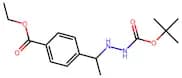 tert-Butyl 2-(1-(4-(ethoxycarbonyl)phenyl)ethyl)hydrazinecarboxylate