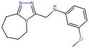 3-Methoxy-N-{5H,6H,7H,8H,9H-[1,2,4]triazolo[4,3-a]azepin-3-ylmethyl}aniline