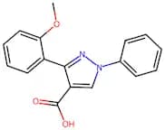 3-(2-Methoxyphenyl)-1-phenyl-1H-pyrazole-4-carboxylic acid