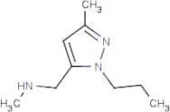 N-Methyl-1-(3-methyl-1-propyl-1H-pyrazol-5-yl)methanamine