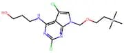 3-((2,5-Dichloro-7-((2-(trimethylsilyl)ethoxy)methyl)-7H-pyrrolo[2,3-d]pyrimidin-4-yl)amino)propan…