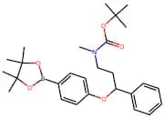 tert-Butyl methyl(3-phenyl-3-(4-(4,4,5,5-tetramethyl-1,3,2-dioxaborolan-2-yl)phenoxy)propyl)carbam…