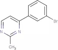 4-(3-Bromophenyl)-2-methylpyrimidine