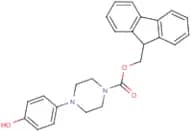 9H-Fluoren-9-ylmethyl 4-(4-hydroxyphenyl)tetrahydro-1(2H)-pyrazinecarboxylate