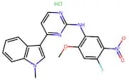 N-(4-fluoro-2-methoxy-5-nitrophenyl)-4-(1-methyl-1H-indol-3-yl)pyrimidin-2-amine hydrochloride