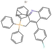 ((2-Cyclopropyl-4-(4-fluorophenyl)quinolin-3-yl)methyl)triphenylphosphonium bromide