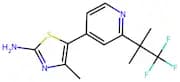 4-Methyl-5-(2-(1,1,1-trifluoro-2-methylpropan-2-yl)pyridin-4-yl)thiazol-2-amine