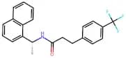 (R)-N-(1-(naphthalen-1-yl)ethyl)-3-(4-(trifluoromethyl)phenyl)propanamide