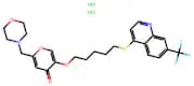 2-(Morpholinomethyl)-5-((5-((7-(Trifluoromethyl)Quinolin-4-Yl)Thio)Pentyl)Oxy)-4H-Pyran-4-One Dihy…