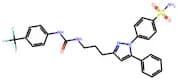 4-(5-Phenyl-3-(3-(3-(4-(Trifluoromethyl)Phenyl)Ureido)Propyl)-1H-Pyrazol-1-Yl)Benzenesulfonamide