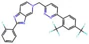 5-((6-(2,4-Bis(Trifluoromethyl)Phenyl)Pyridazin-3-Yl)Methyl)-2-(2-Fluorophenyl)-5H-Imidazo[4,5-C]P…