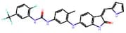 1-(3-((3-((1H-Pyrrol-2-Yl)Methylene)-2-Oxoindolin-6-Yl)Amino)-4-Methylphenyl)-3-(2-Fluoro-5-(Trifl…