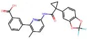 3-(6-(1-(2,2-Difluorobenzo[d][1,3]Dioxol-5-Yl)Cyclopropanecarboxamido)-3-Methylpyridin-2-Yl)Benzoi…