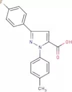 3-(4-Fluorophenyl)-1-(4-methylphenyl)-1H-pyrazole-5-carboxylic acid