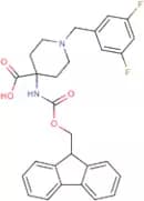 1-[(3,5-Difluorophenyl)methyl]-4-({[(9H-fluoren-9-yl)methoxy]carbonyl}amino)piperidine-4-carboxylic