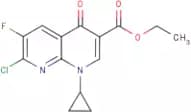 Ethyl 1-Cyclopropyl-7-chloro-6-fluoro-1,4-dihydro-4-oxo-1,8-naphthylridine carboxylate