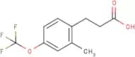 3-[2-Methyl-4-(trifluoromethoxy)phenyl]propionic acid