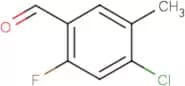 4-Chloro-2-fluoro-5-methylbenzaldehyde