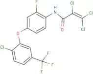 N1-{4-[2-chloro-5-(trifluoromethyl)phenoxy]-2-fluorophenyl}-2,3,3-trichloroacrylamide