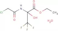 ethyl 2-[(2-chloroacetyl)amino]-3,3,3-trifluoro-2-hydroxypropanoate hydrate