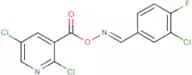 2,5-dichloro-3-[({[(3-chloro-4-fluorophenyl)methylene]amino}oxy)carbonyl]pyridine