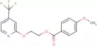 2-{[4-(trifluoromethyl)-2-pyridyl]oxy}ethyl 4-methoxybenzoate