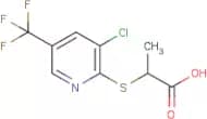 2-[[3-Chloro-5-(trifluoromethyl)pyridin-2-yl]sulfanyl]propionic acid