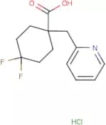 4,4-Difluoro-1-(pyridin-2-ylmethyl)cyclohexane-1-carboxylic acid hydrochloride
