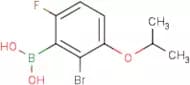 2-Bromo-6-fluoro-3-isopropoxyphenylboronic acid